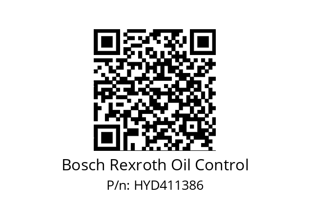   Bosch Rexroth Oil Control HYD411386