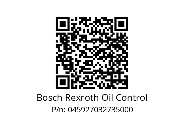   Bosch Rexroth Oil Control 045927032735000