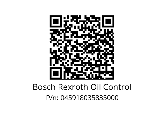   Bosch Rexroth Oil Control 045918035835000