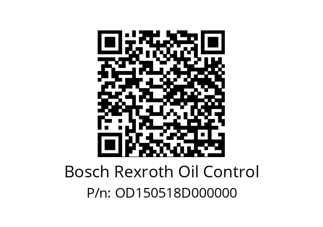   Bosch Rexroth Oil Control OD150518D000000