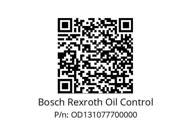   Bosch Rexroth Oil Control OD131077700000