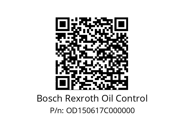   Bosch Rexroth Oil Control OD150617C000000