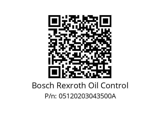   Bosch Rexroth Oil Control 05120203043500A