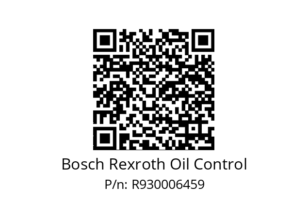  08478403724000C Bosch Rexroth Oil Control R930006459