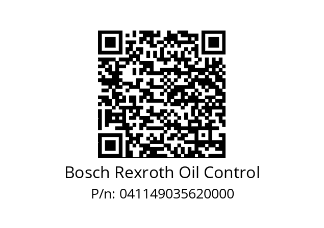   Bosch Rexroth Oil Control 041149035620000