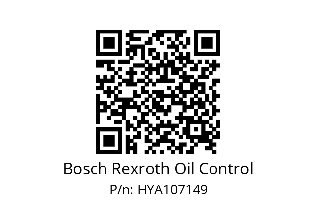   Bosch Rexroth Oil Control HYA107149