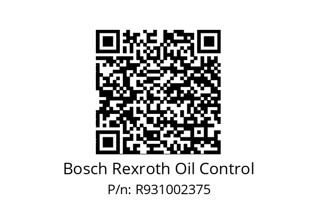  0TM201009920050 Bosch Rexroth Oil Control R931002375