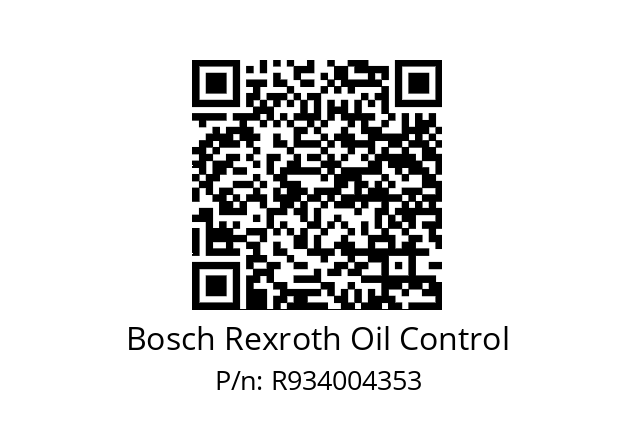  OD01690201OZ00 Bosch Rexroth Oil Control R934004353