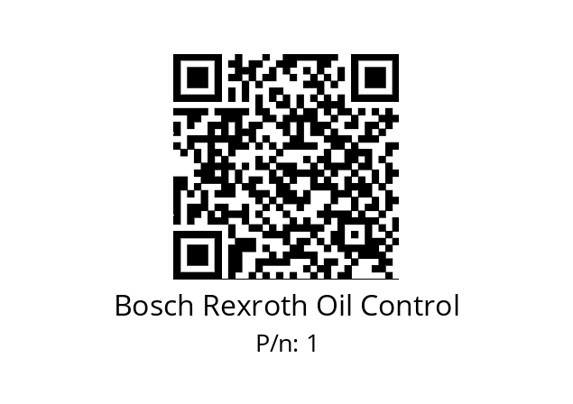   Bosch Rexroth Oil Control 1