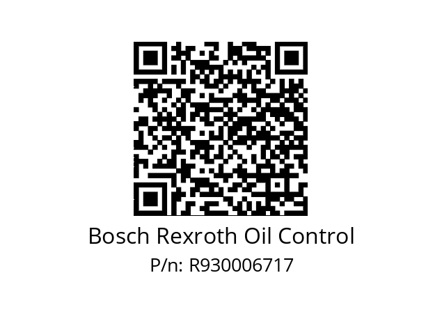   Bosch Rexroth Oil Control R930006717