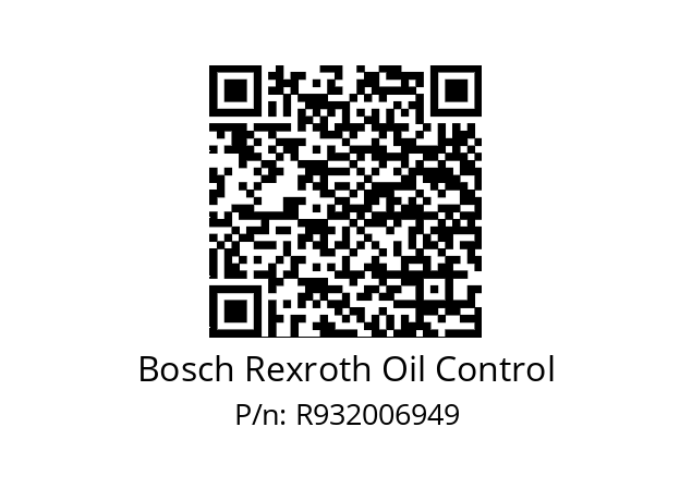   Bosch Rexroth Oil Control R932006949