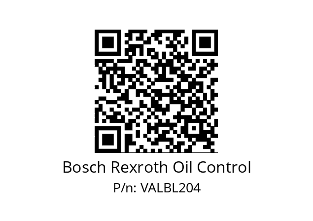   Bosch Rexroth Oil Control VALBL204