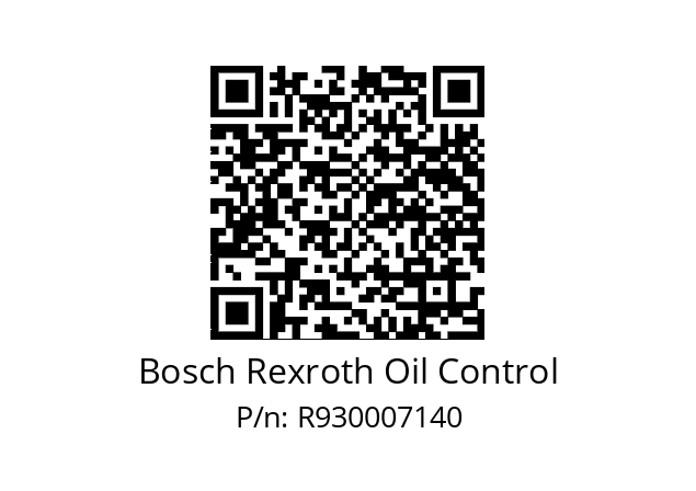   Bosch Rexroth Oil Control R930007140