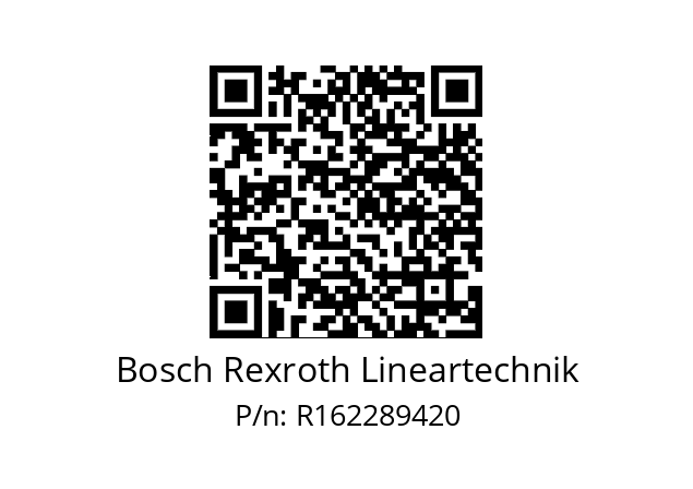   Bosch Rexroth Lineartechnik R162289420