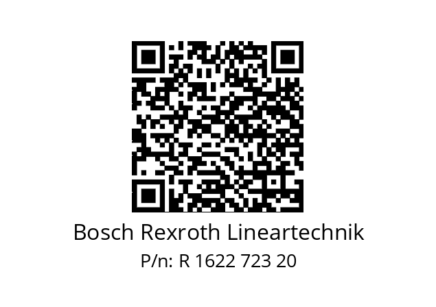   Bosch Rexroth Lineartechnik R 1622 723 20