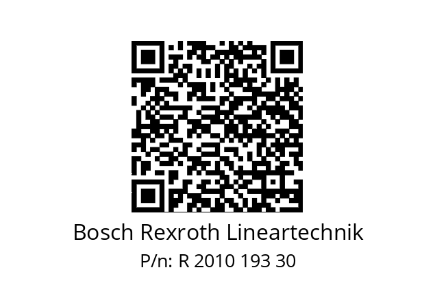   Bosch Rexroth Lineartechnik R 2010 193 30