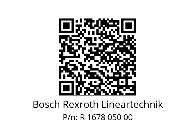   Bosch Rexroth Lineartechnik R 1678 050 00