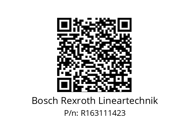   Bosch Rexroth Lineartechnik R163111423