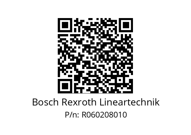   Bosch Rexroth Lineartechnik R060208010