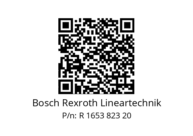   Bosch Rexroth Lineartechnik R 1653 823 20