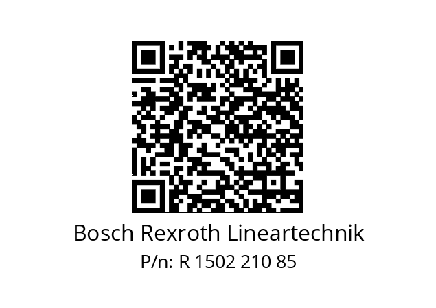   Bosch Rexroth Lineartechnik R 1502 210 85