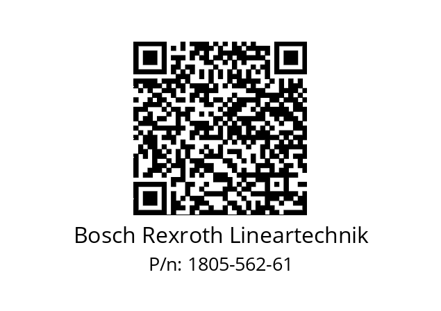   Bosch Rexroth Lineartechnik 1805-562-61