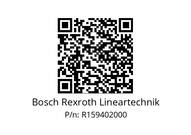   Bosch Rexroth Lineartechnik R159402000