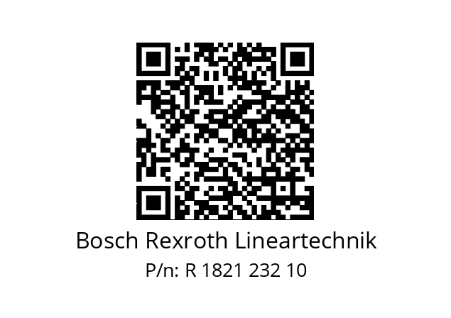   Bosch Rexroth Lineartechnik R 1821 232 10