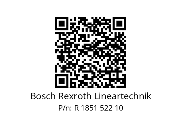   Bosch Rexroth Lineartechnik R 1851 522 10