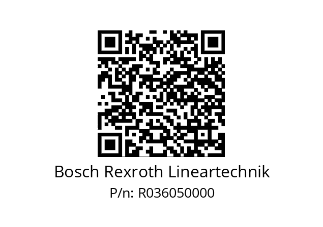   Bosch Rexroth Lineartechnik R036050000