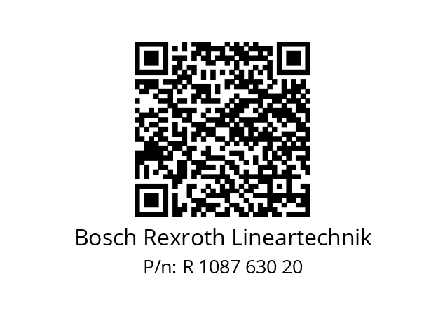   Bosch Rexroth Lineartechnik R 1087 630 20