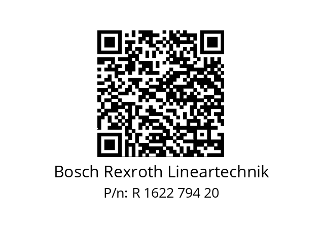   Bosch Rexroth Lineartechnik R 1622 794 20