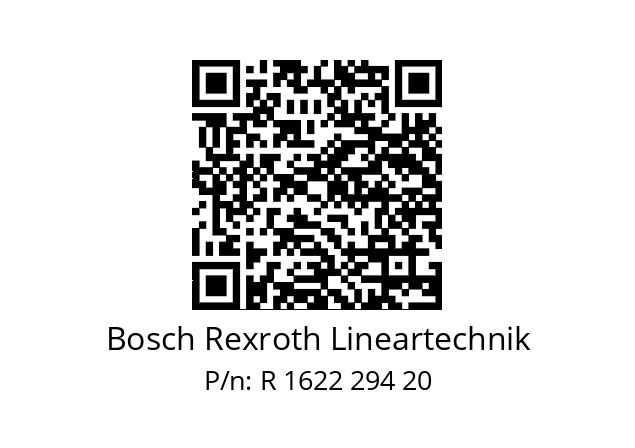   Bosch Rexroth Lineartechnik R 1622 294 20