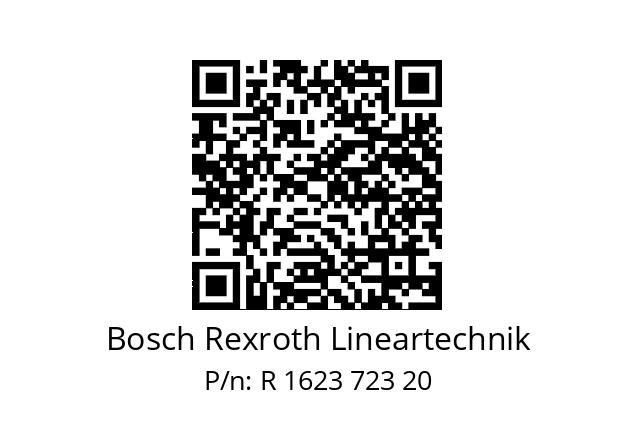   Bosch Rexroth Lineartechnik R 1623 723 20