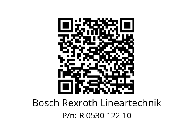   Bosch Rexroth Lineartechnik R 0530 122 10