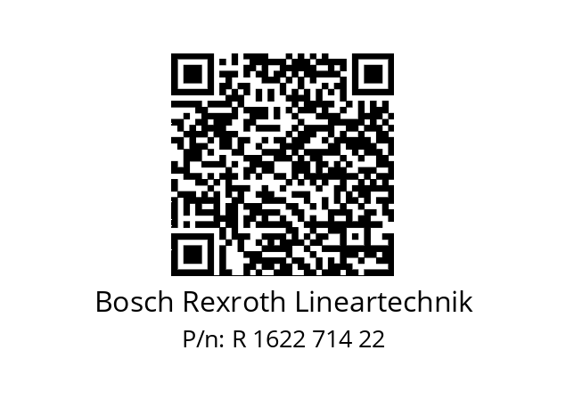   Bosch Rexroth Lineartechnik R 1622 714 22