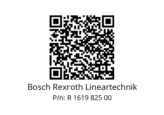   Bosch Rexroth Lineartechnik R 1619 825 00