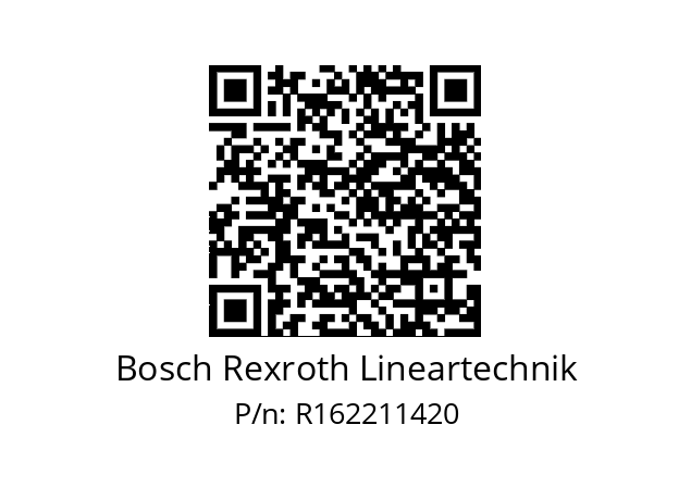   Bosch Rexroth Lineartechnik R162211420