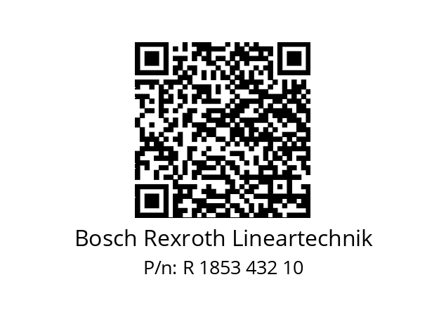   Bosch Rexroth Lineartechnik R 1853 432 10