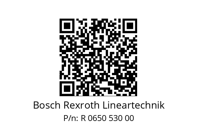   Bosch Rexroth Lineartechnik R 0650 530 00