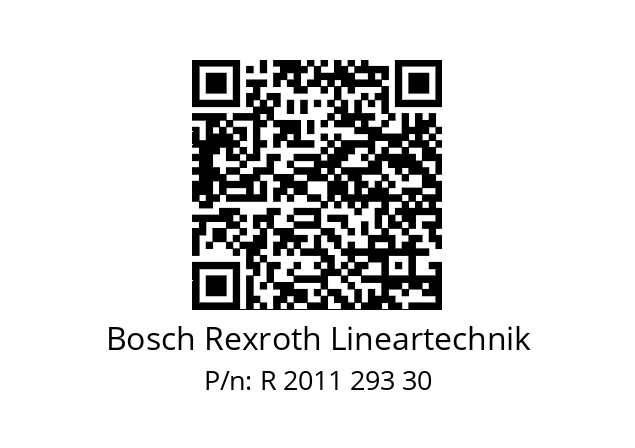   Bosch Rexroth Lineartechnik R 2011 293 30