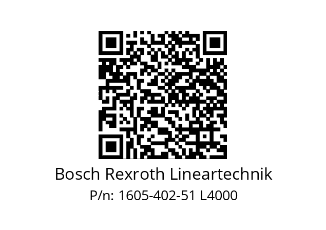   Bosch Rexroth Lineartechnik 1605-402-51 L4000