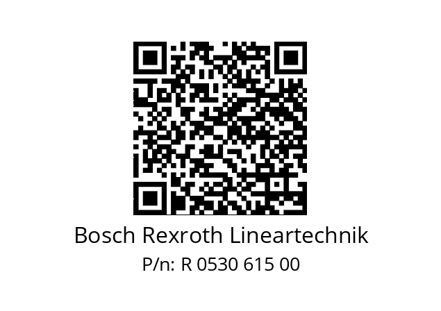   Bosch Rexroth Lineartechnik R 0530 615 00