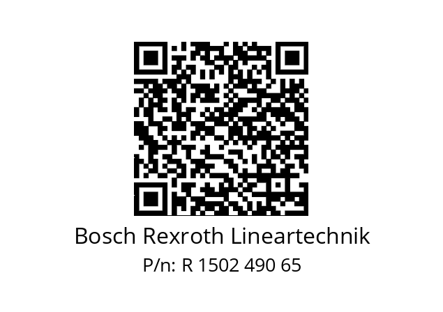   Bosch Rexroth Lineartechnik R 1502 490 65