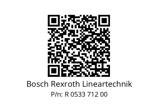   Bosch Rexroth Lineartechnik R 0533 712 00