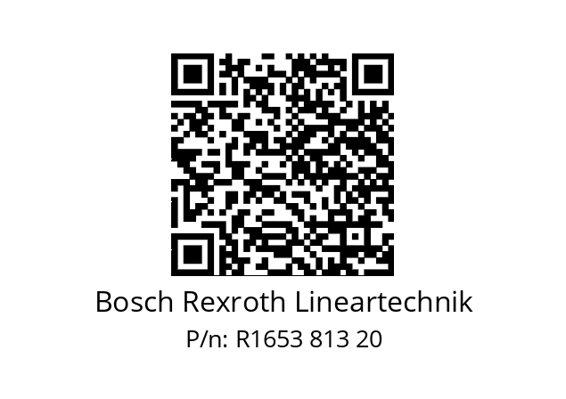   Bosch Rexroth Lineartechnik R1653 813 20