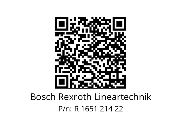   Bosch Rexroth Lineartechnik R 1651 214 22