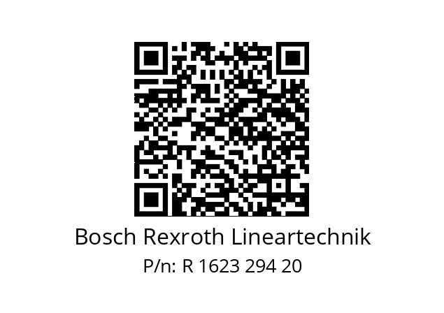   Bosch Rexroth Lineartechnik R 1623 294 20