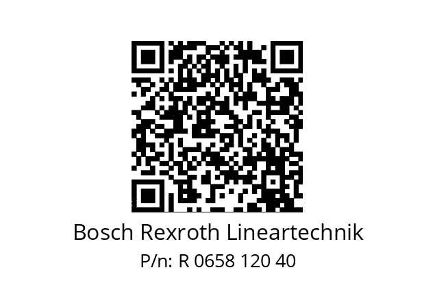   Bosch Rexroth Lineartechnik R 0658 120 40