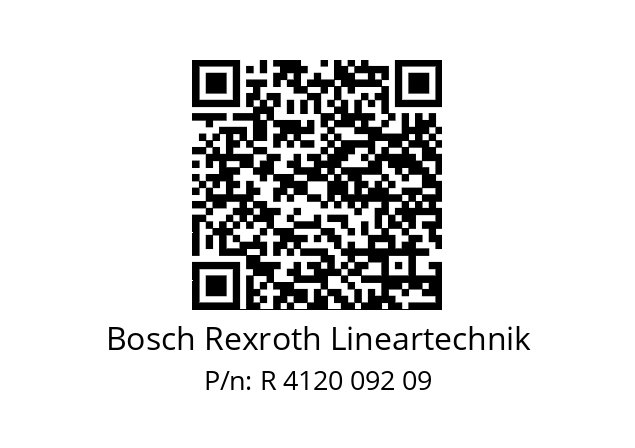   Bosch Rexroth Lineartechnik R 4120 092 09